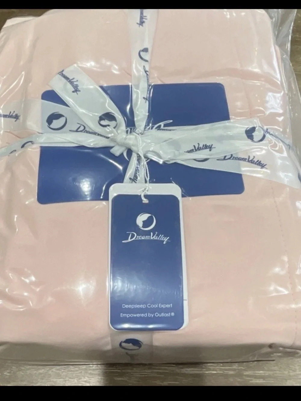 Dream Valley Everlast Cooling Comforter/Blanket Twin XL 68x90 in Pink Blush